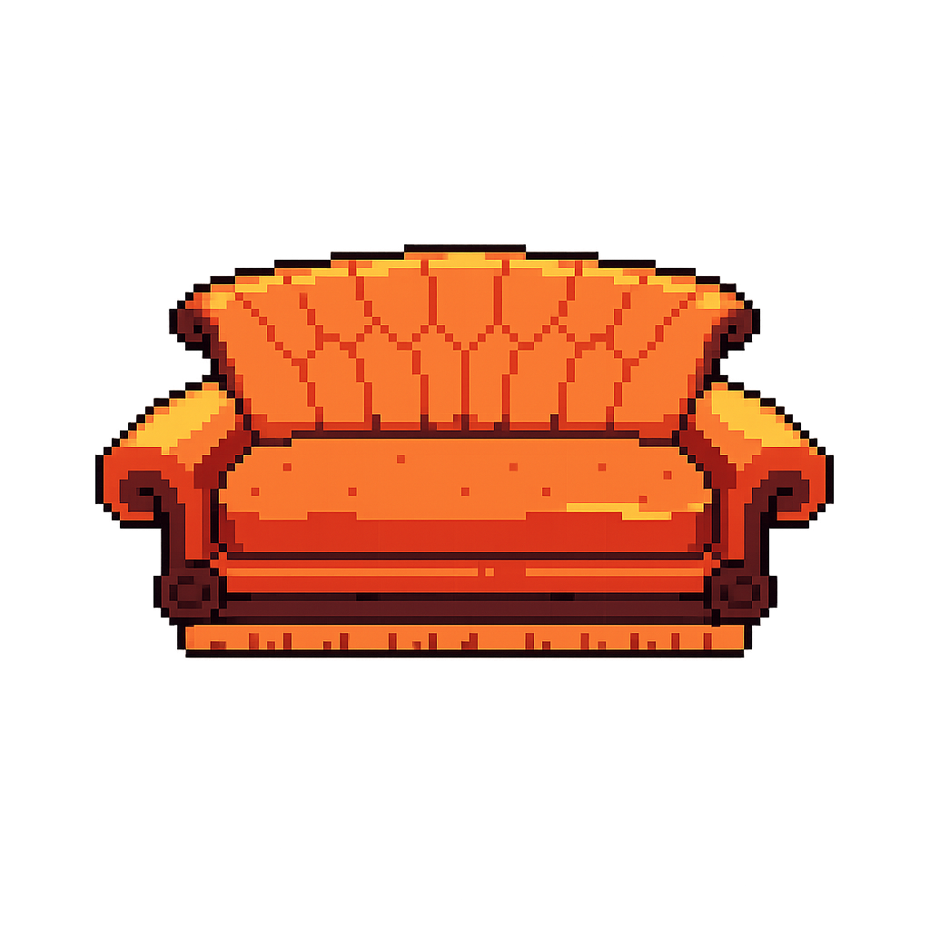 Orange Sofa